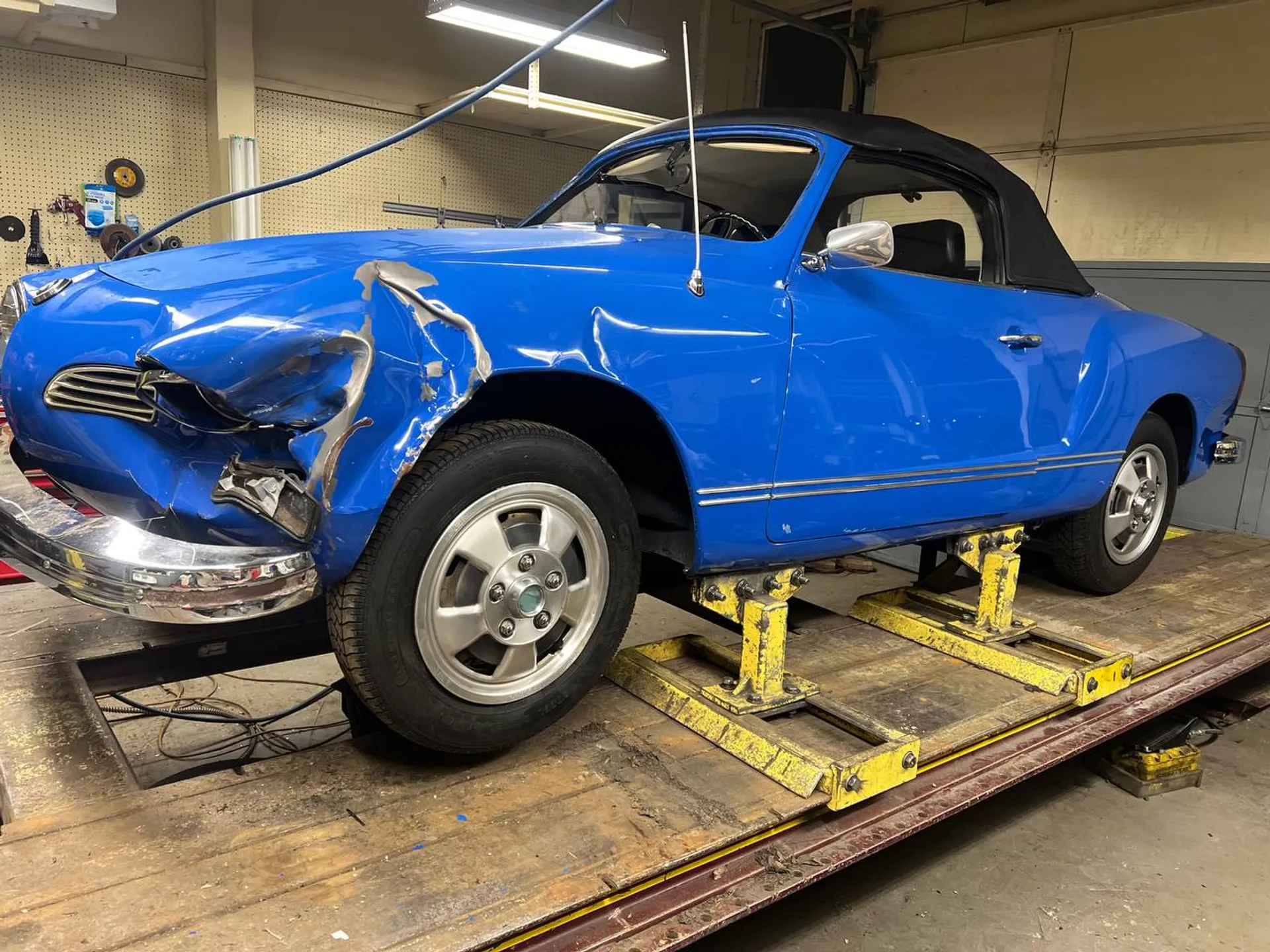 High-end auto body shop workshop